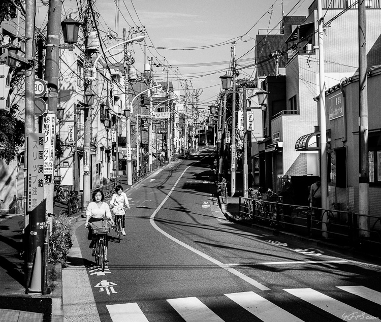 Riding Down from Taito City, Tokyo