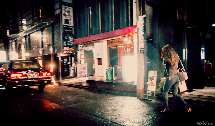 Catching a Late Night Taxi, Shinjuku